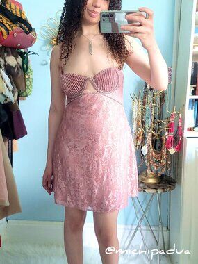 New With Tags (Flawed) For Love And Lemons Shai Mini Dress